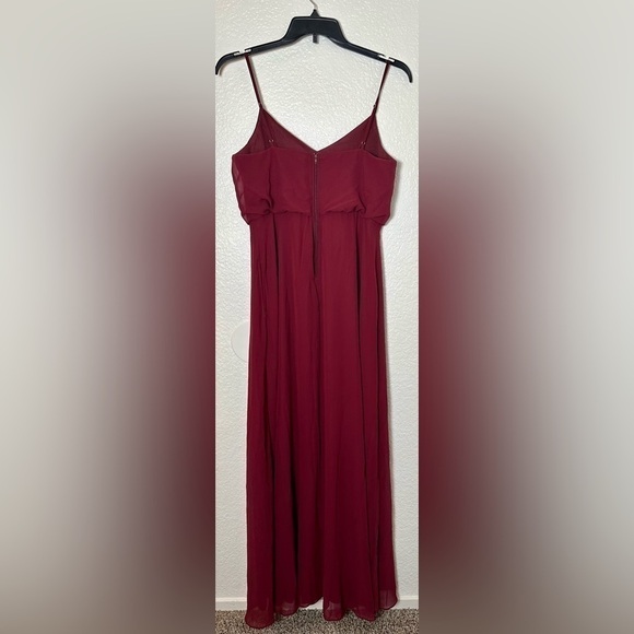 NWOT Birdy Grey Gwennie Dress in Chiffon Cabernet - Picture 6 of 7